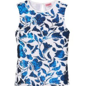 Kate Spade Zig Zag Sequin Top - size L